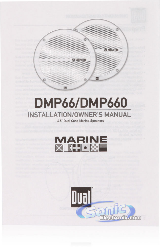 Dual MXCP664S1 Marine Head Unit + 6-1/2" Speakers Image 17