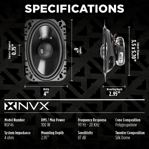 NVX N-Series Complete Speaker Upgrade Kit Image 7