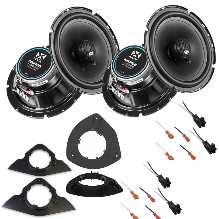 NVX Complete N-Series Speaker Upgrade Kit for 2002-2009 Chevy Trailblazer Image 1