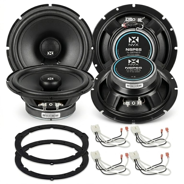 NVX Complete N-Series Speaker Upgrade Kit for 2015-2025 Ford Mustang Image 1