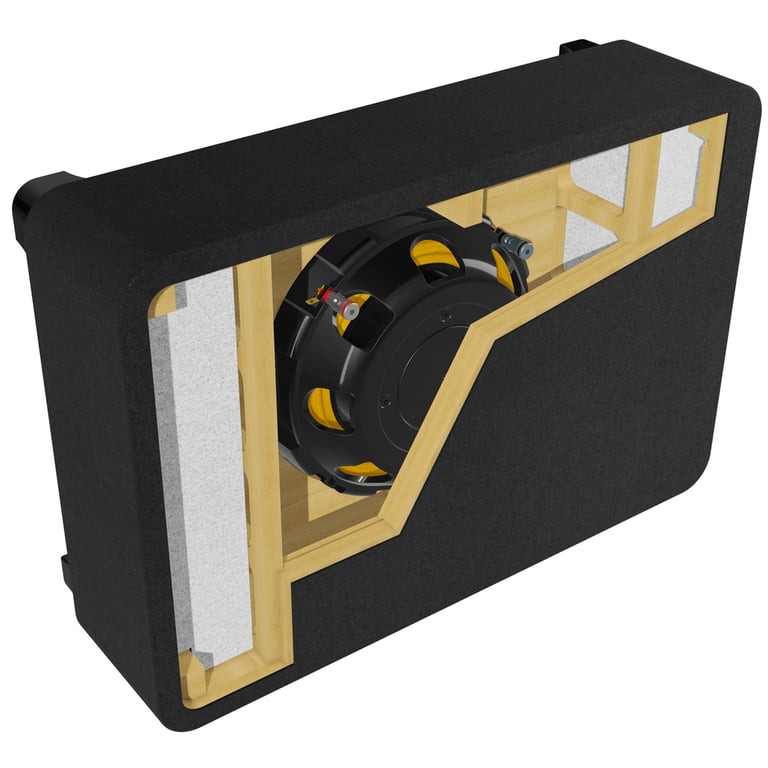 NVX BXSQ112 12" Subwoofer Enclosure + Monoblock Amplifier + Amp Kit Image 13