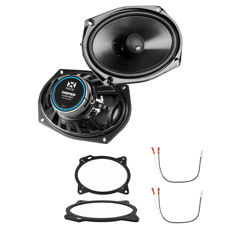NVX Rear N-Series Speaker Upgrade Kit for 2009-2016 Toyota Corolla Image 1