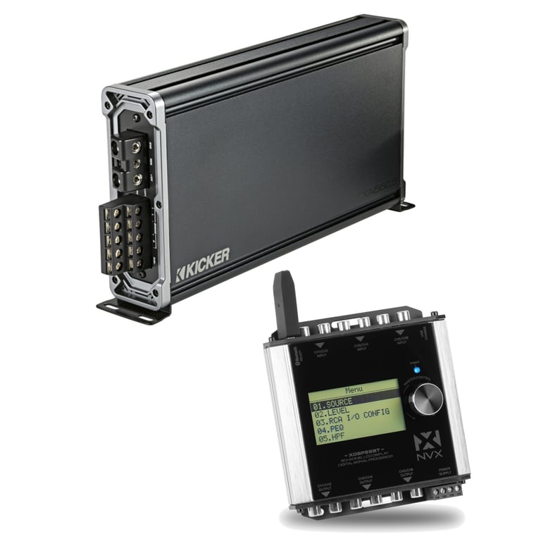 Kicker CXA660.5 (46CXA6605) with 15 Band Parametric EQ Digital Signal Processor Image 1