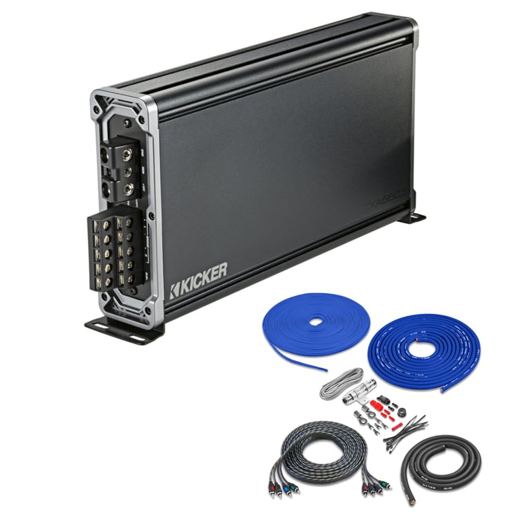 Kicker 46CXA6605 with Amplifier Wiring Kit Image 1