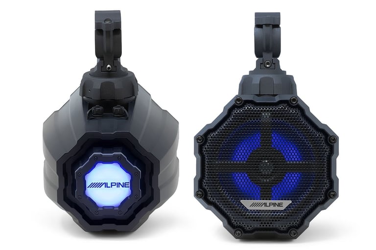 Alpine 6.5" Speaker Pods (SPV-65RGB-CAN) w/ FREE Surface Mounts + RGB Controller Image 2