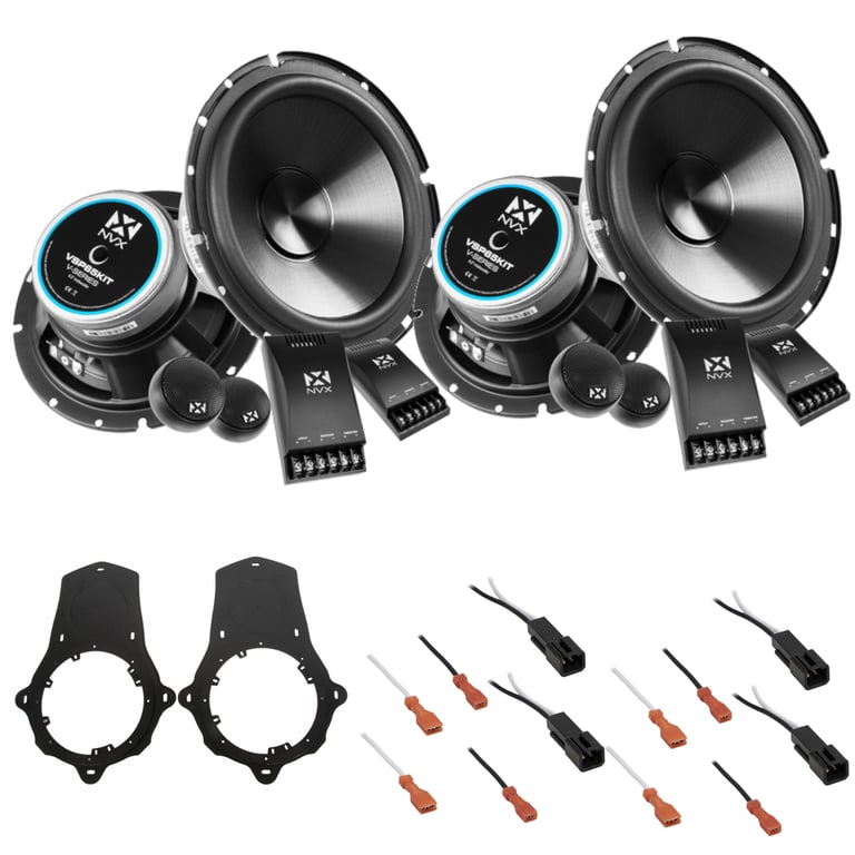 NVX Complete V-Series Speaker Upgrade Kit for 1997-2004 Chevy Corvette Image 1