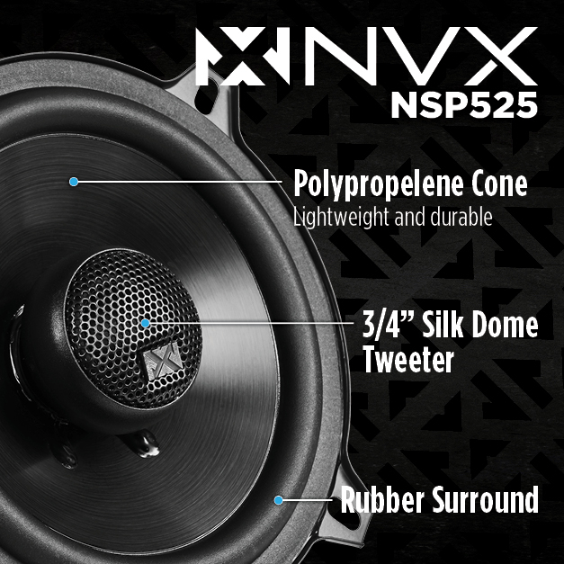 NVX Complete N-Series Speaker Upgrade Kit for 2000-2005 Hyundai Accent Image 9