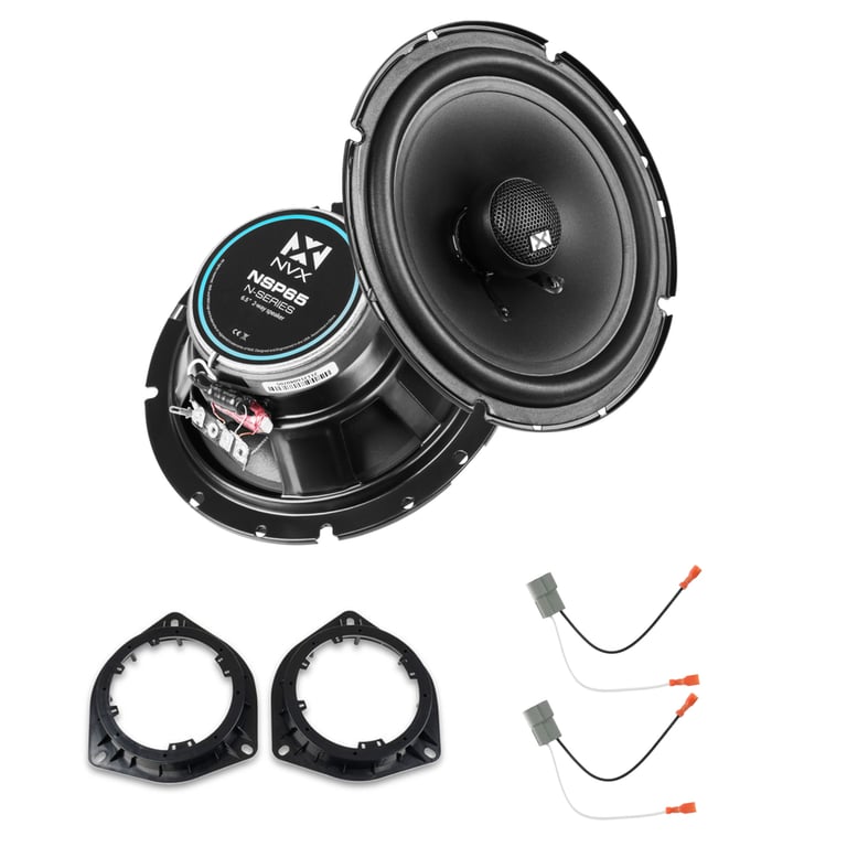 NVX Front N-Series Speaker Upgrade Kit for 2001-2007 Toyota Sequoia Image 1
