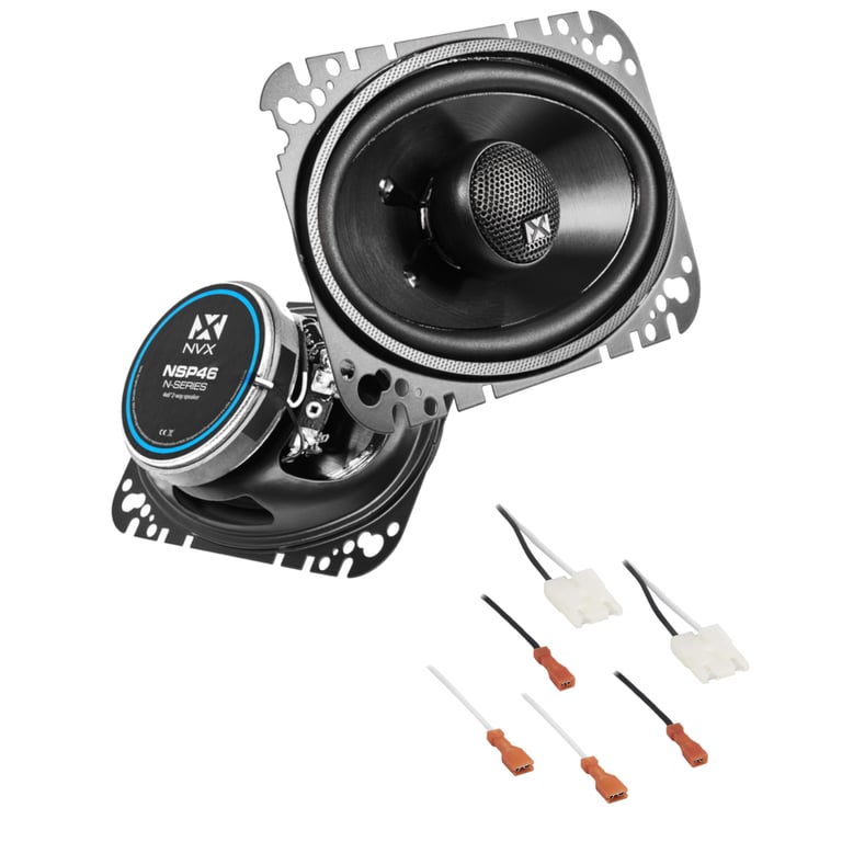 NVX Front N-Series Speaker Upgrade Kit for 1978-1982 Chevy Corvette Image 1