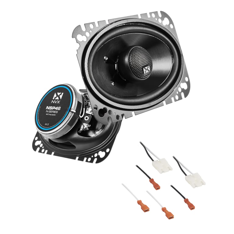 NVX Front N-Series Speaker Upgrade Kit for 1982-1992 Chevy Camaro Image 1