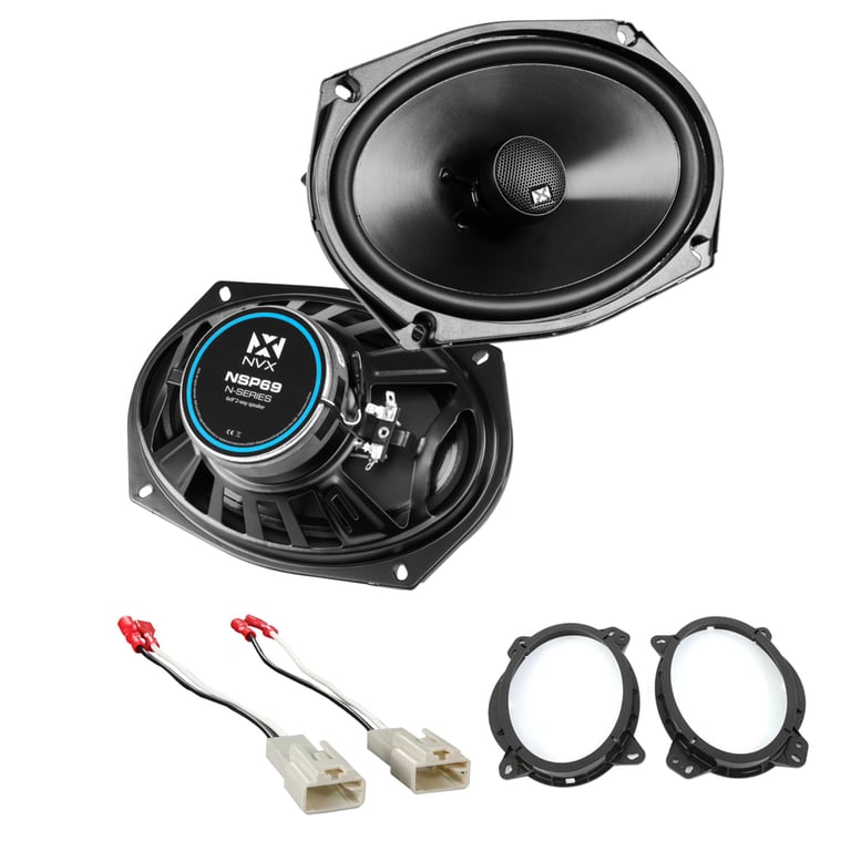 NVX Front N-Series Speaker Upgrade Kit for 2007-2014 Toyota FJ Cruiser Image 1