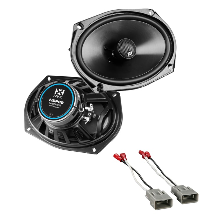 NVX Rear N-Series Speaker Upgrade Kit for 1998-2007 Honda Accord Image 1