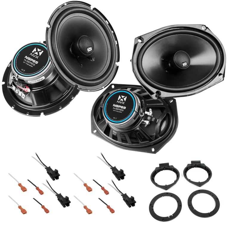 NVX Complete N-Series Speaker Upgrade Kit for 2005-2009 Pontiac G6 Image 1