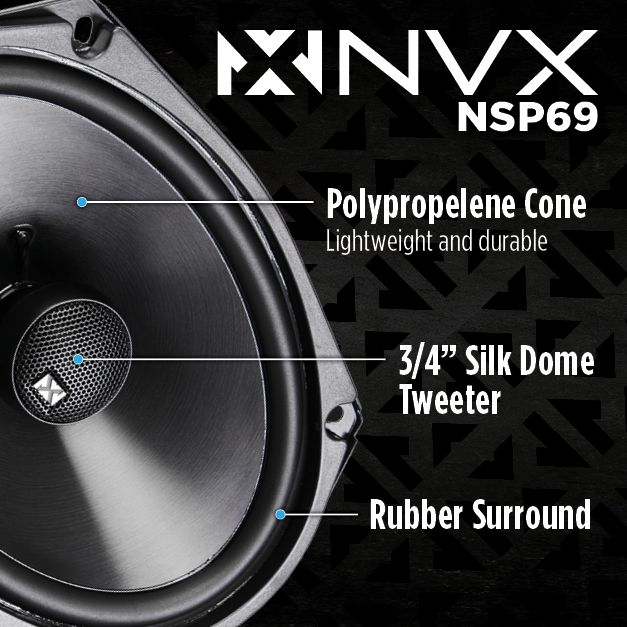 NVX Front N-Series Speaker Upgrade Kit for 2008-2019 Toyota Highlander Image 9