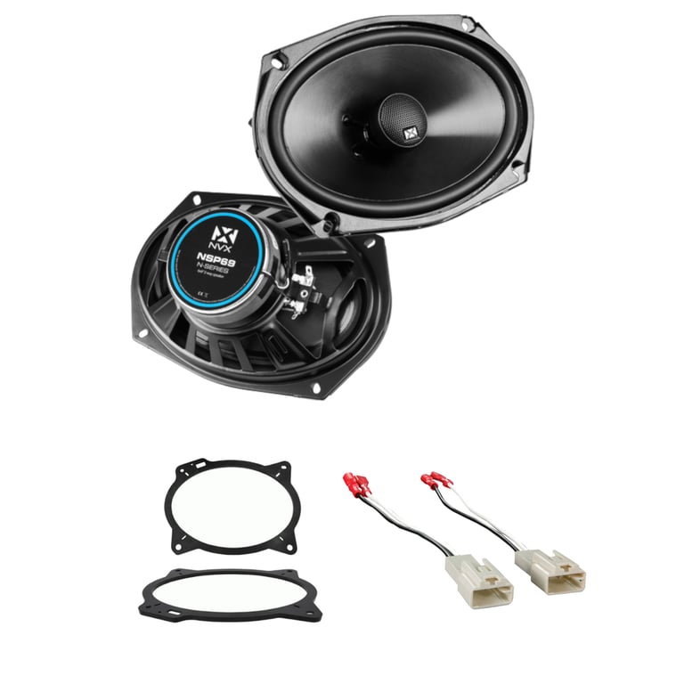 NVX Rear N-Series Speaker Upgrade Kit for 2003-2013 Toyota Corolla Image 1