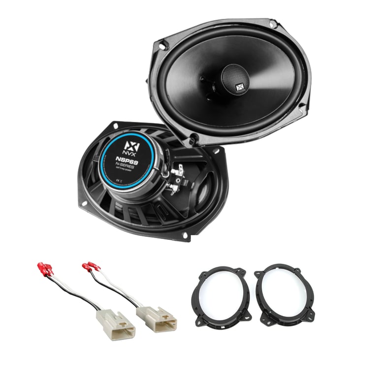 NVX Front N-Series Speaker Upgrade Kit for 2004-2010 Toyota Sienna Image 1