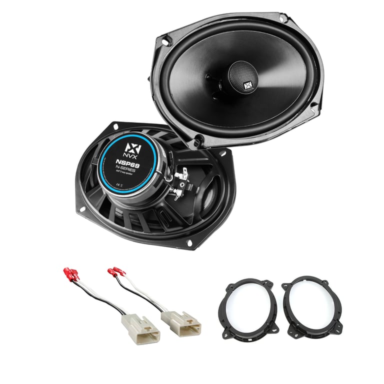 NVX Front N-Series Speaker Upgrade Kit for 2008-2019 Toyota Highlander Image 1