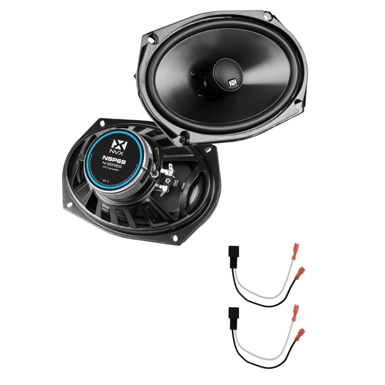 NVX Rear N-Series Speaker Upgrade Kit for 2007-2022 Nissan Sentra Image 1