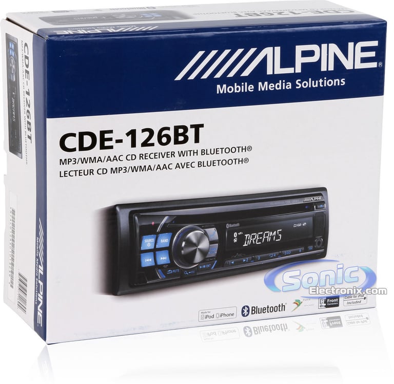 Alpine CDE-126BT Image 10