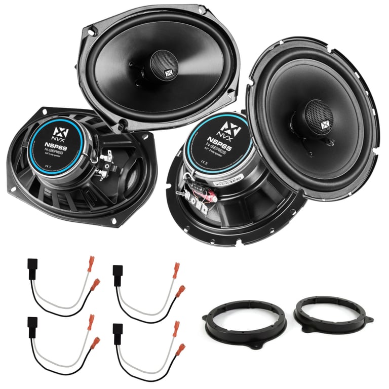 NVX Complete N-Series Speaker Upgrade Kit for 2005-2024 Nissan Frontier Image 1