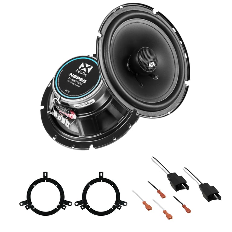NVX Front N-Series Speaker Upgrade Kit for 1998-2003 Dodge Durango Image 1