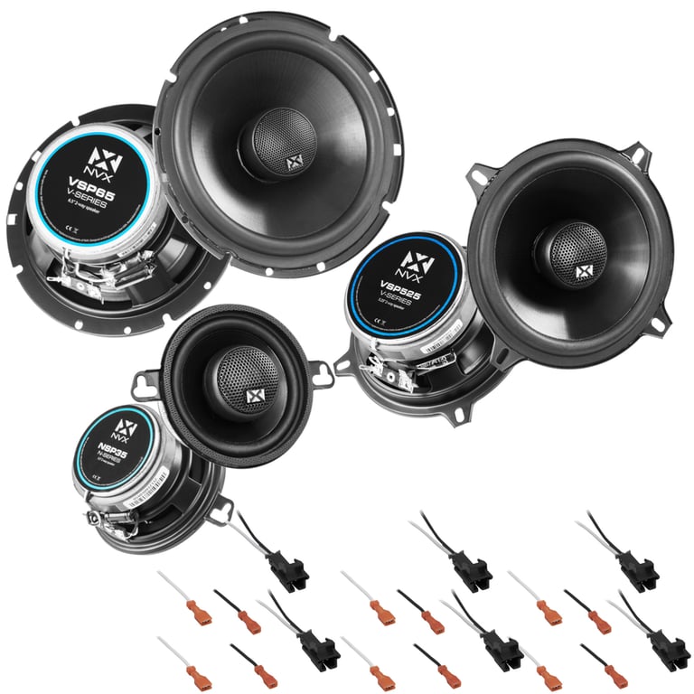 NVX Complete V-Series Speaker Upgrade Kit for 2002-2025 Chevy Trailblazer Image 1
