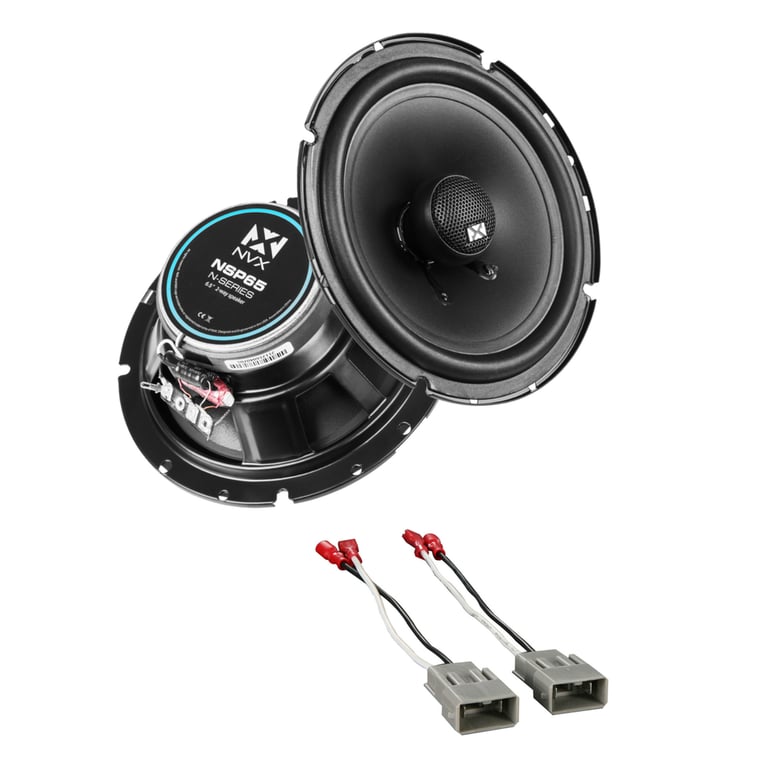 NVX Front N-Series Speaker Upgrade Kit for 2004-2008 Acura TL Image 1