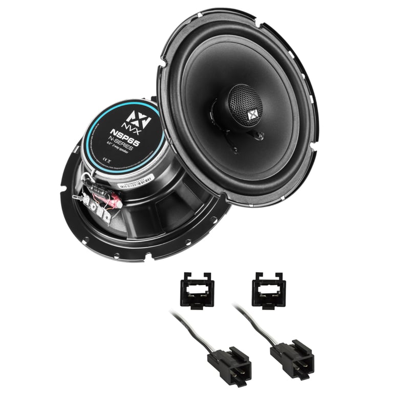 NVX Front N-Series Speaker Upgrade Kit for 1997-2001 Jeep Cherokee Image 1