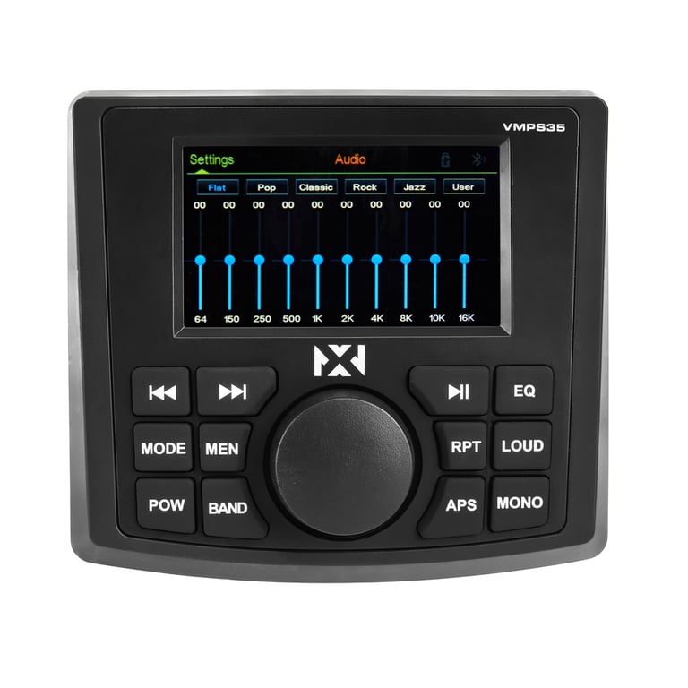 NVX Receiver + 2 Pairs 6.5" Speakers + 10" Subwoofer + 5-Channel Amplifier Image 4