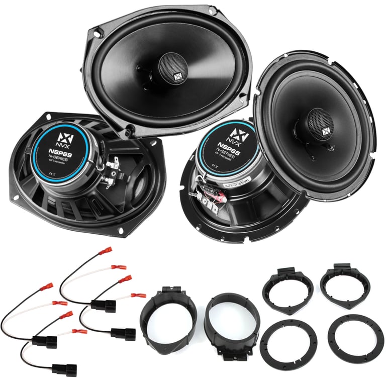 NVX N-Series Complete Speaker Kit for 14-24 Chevy Silverado 1500 (Crew Cab) Image 1