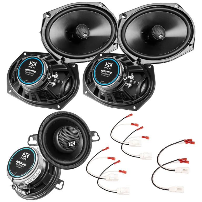 NVX N-Series Complete Speaker Upgrade Kit for 2005-2007 Dodge Magnum Image 1