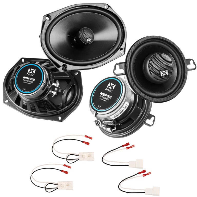 NVX Front N-Series Speaker Upgrade Kit for 2005-2015 Toyota Tacoma Image 1