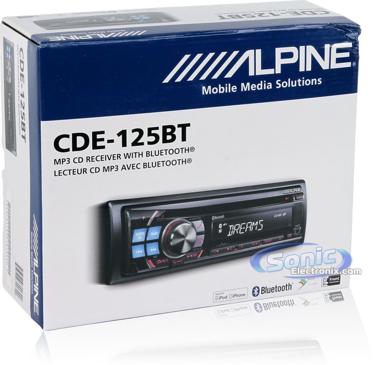 Alpine CDE-125BT Image 9