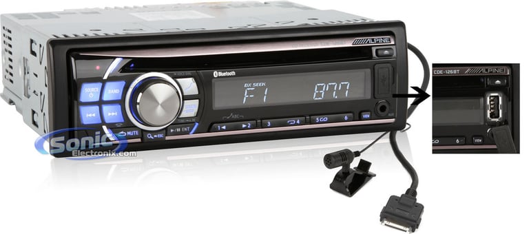 Alpine CDE-126BT Image 1
