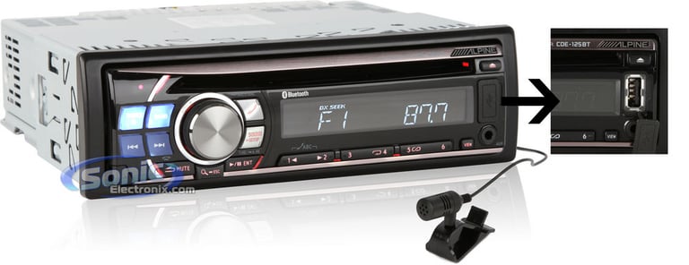 Alpine CDE-125BT Image 1