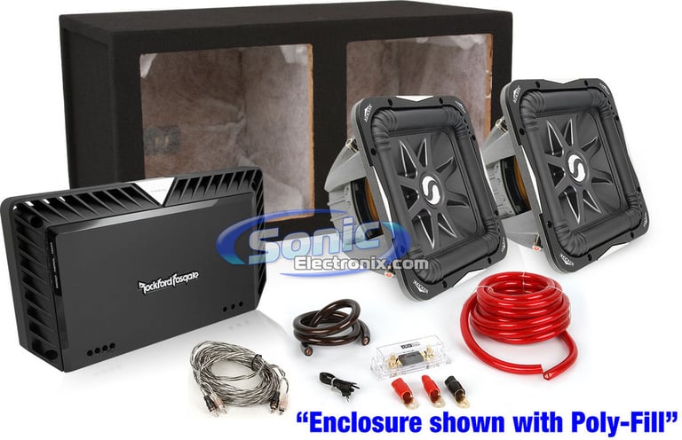 3000W Complete Rockford Fosgate + Kicker Bass Package Image 1