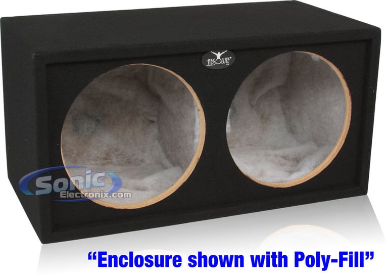 600W Pair of Kicker C124 Subwoofers + Sealed Enclosure Bass Package Image 8