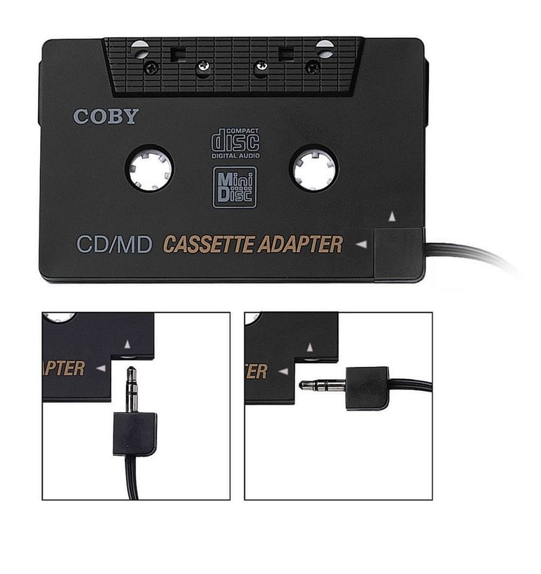 Coby CA-747 (CA747) CD/MD/MP3 Cassette Adapter Image 1