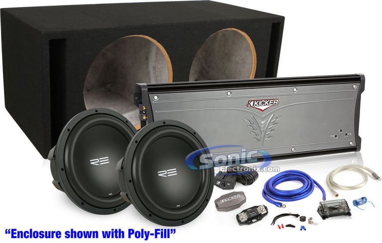 2500W Complete Kicker + RE Audio Bass Package Image 1