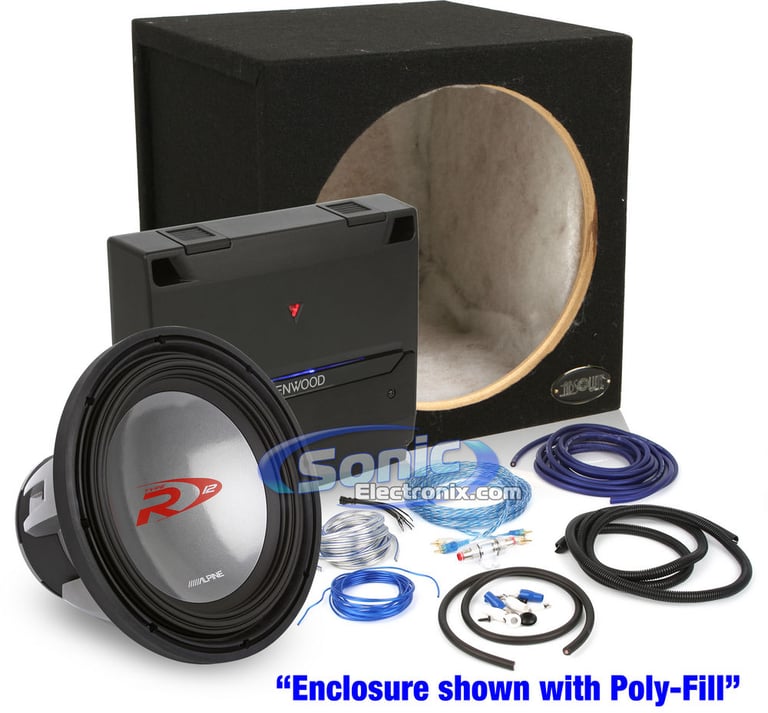1000W Complete Kenwood + Alpine Bass Package Image 1