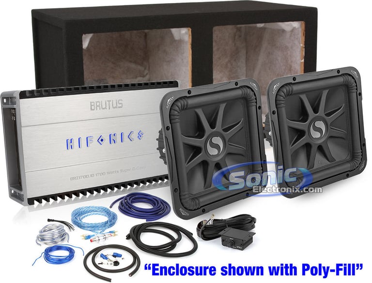 2400W Complete Hifonics + Kicker Bass Package Image 1