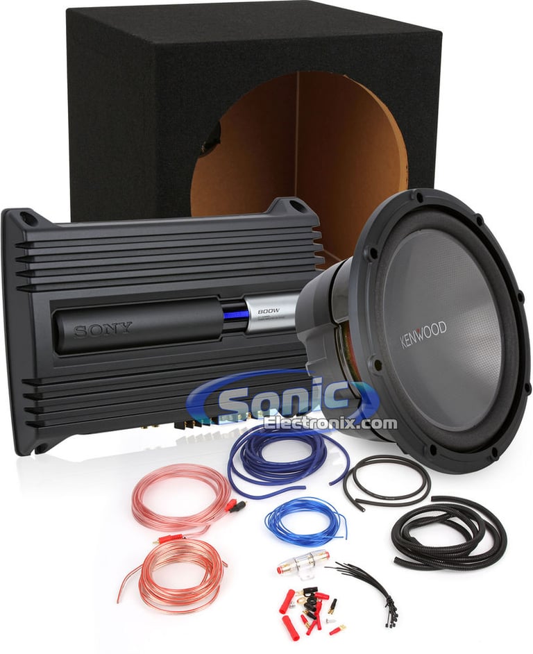 1200W Complete Sony + Kenwood Bass Package Image 1