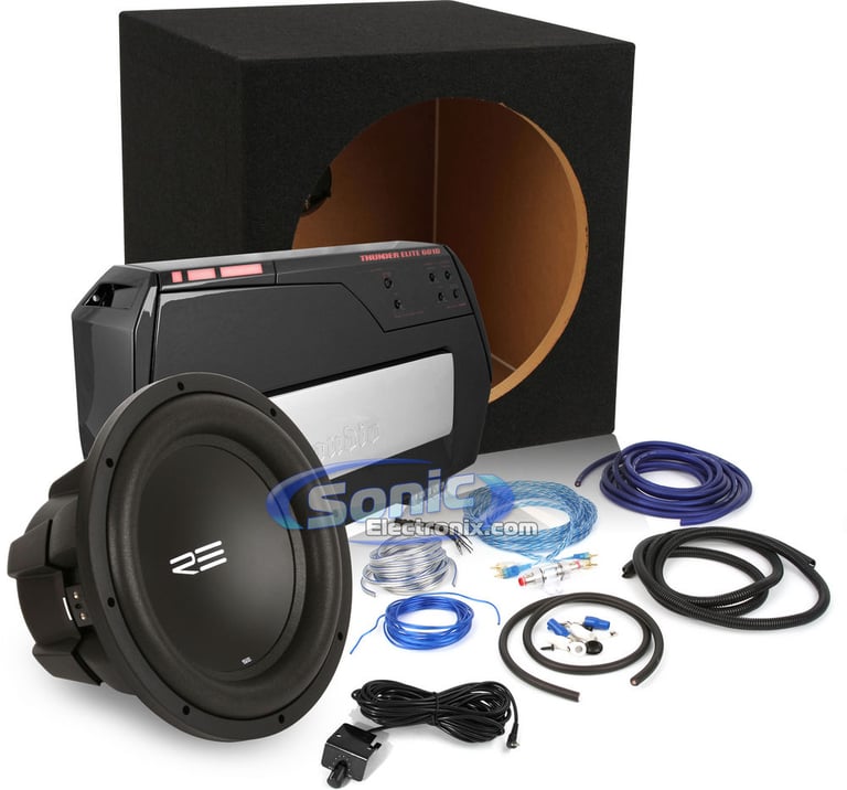 1200W Complete MTX Audio + RE Audio Bass Package Image 1