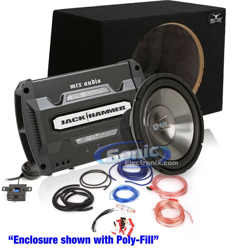600W Complete MTX Audio + Infinity Reference Bass Package Image 1