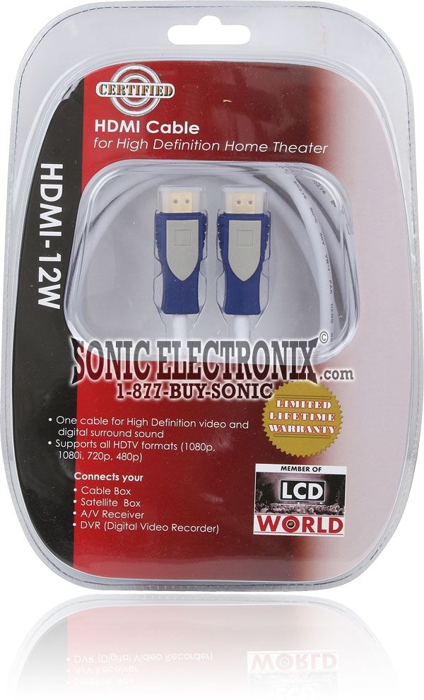 Certified HDMI12W (WHITE) Image 3