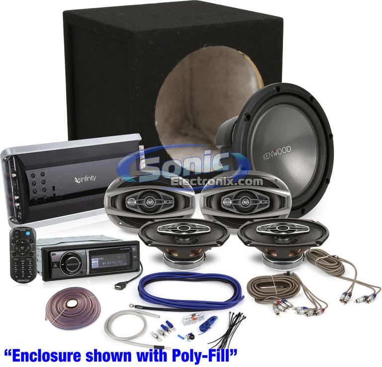 All-Inclusive Car Audio Kit: Kenwood, JVC and Infinity Image 1