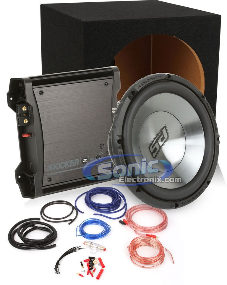 700W Complete Kicker + Phoenix Gold Bass Package Image 1