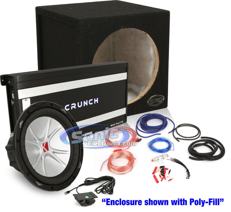 1500W Complete Crunch + Kicker Bass Package Image 1