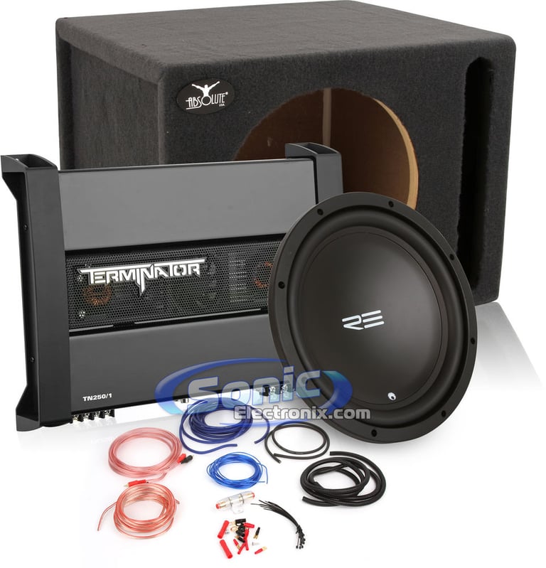400W Complete MTX Audio + RE Audio Bass Package Image 1