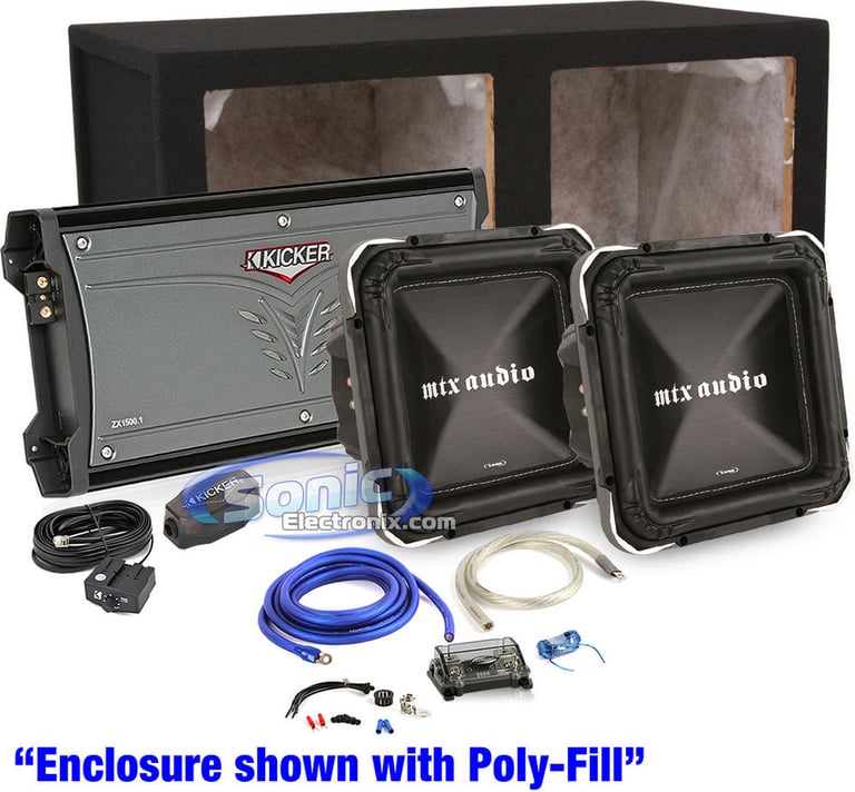 3000W Complete Kicker + MTX Audio Bass Package Image 1